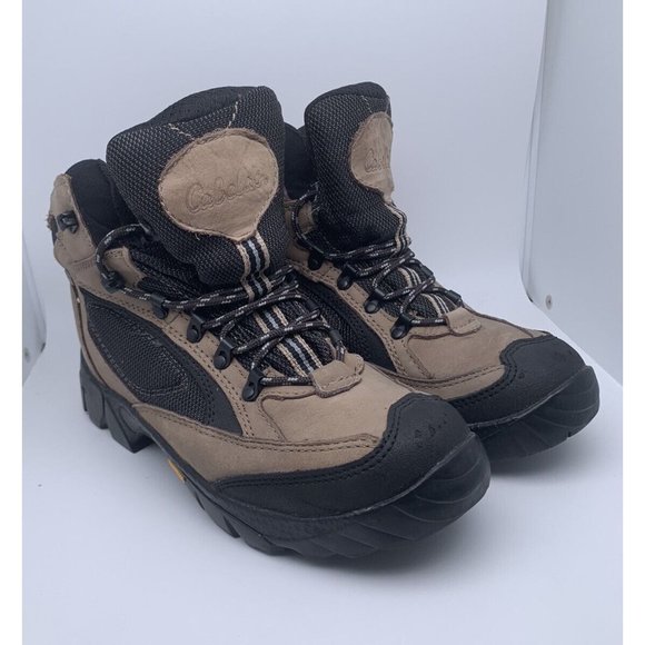 Cabela\'s Gore-Tex Vibram Boots Ankle Hiking Hunting Rubber 81-2954 Shoe Sz 8 main image 13